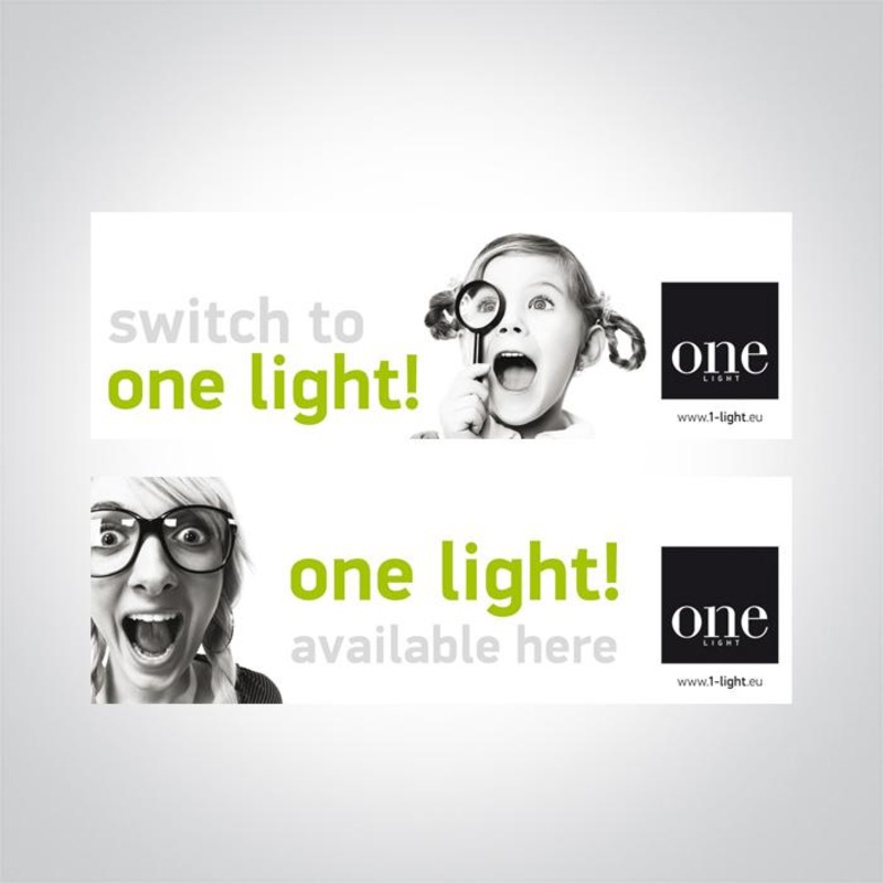 STICKER SWITCH TO ONE LIGHT 30x9cm