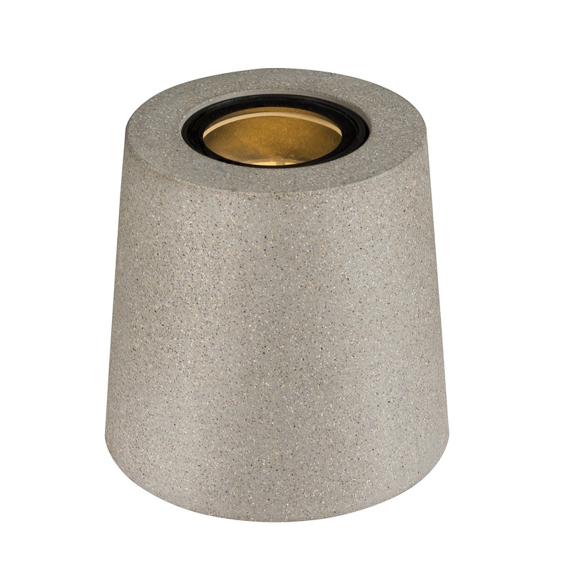 CONCRETO FL, Free-standing lamp round GU10 grey 10W