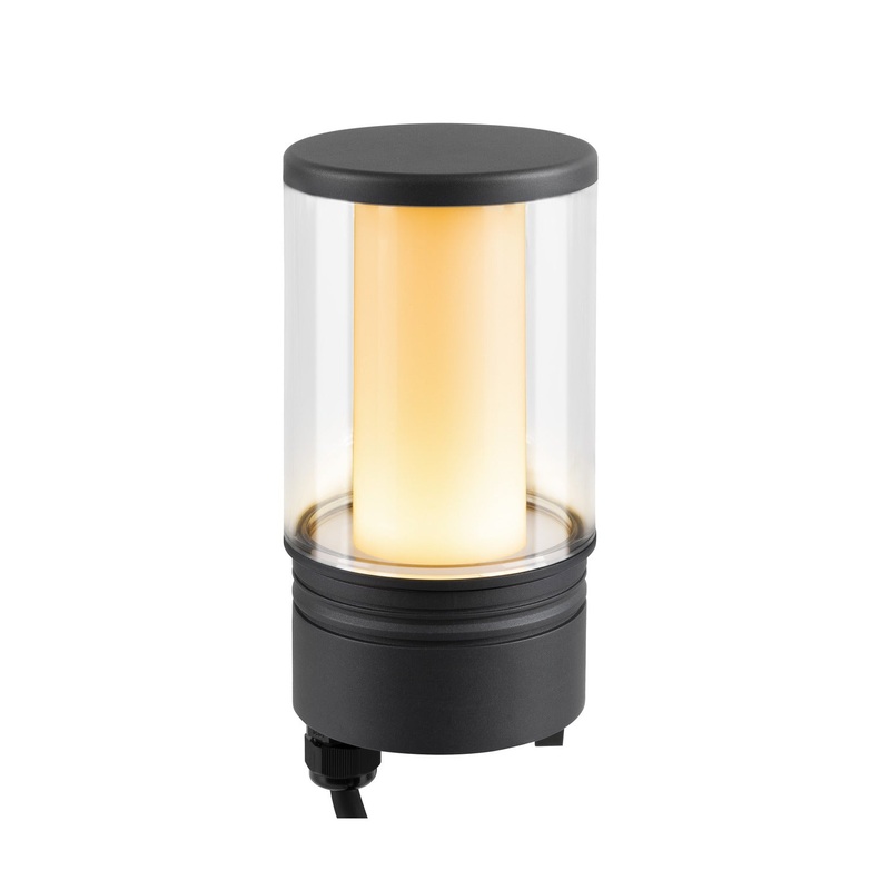 M-POL M Polehead, Lamp head, anthracite, 11W, 590/660lm, 2700/3000K, CRI90