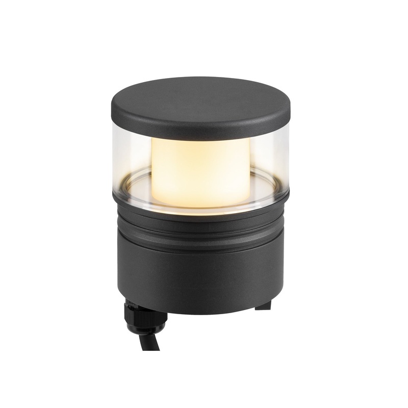 M-POL S Polehead, Lamp head, anthracite, 19W, 890/950lm, 2700/3000K, CRI90, DALI