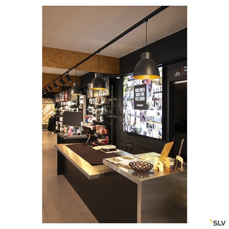 PARA DOME, Lampshade aluminium black/gold