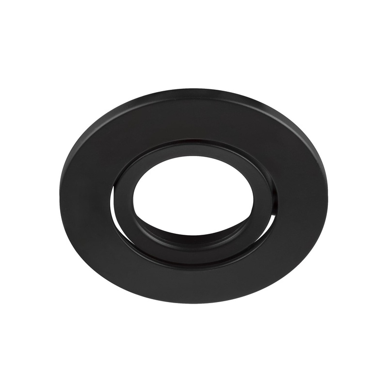 UNIVERSAL DOWNLIGHT Cover, for Downlight IP20, pivoting, round, black