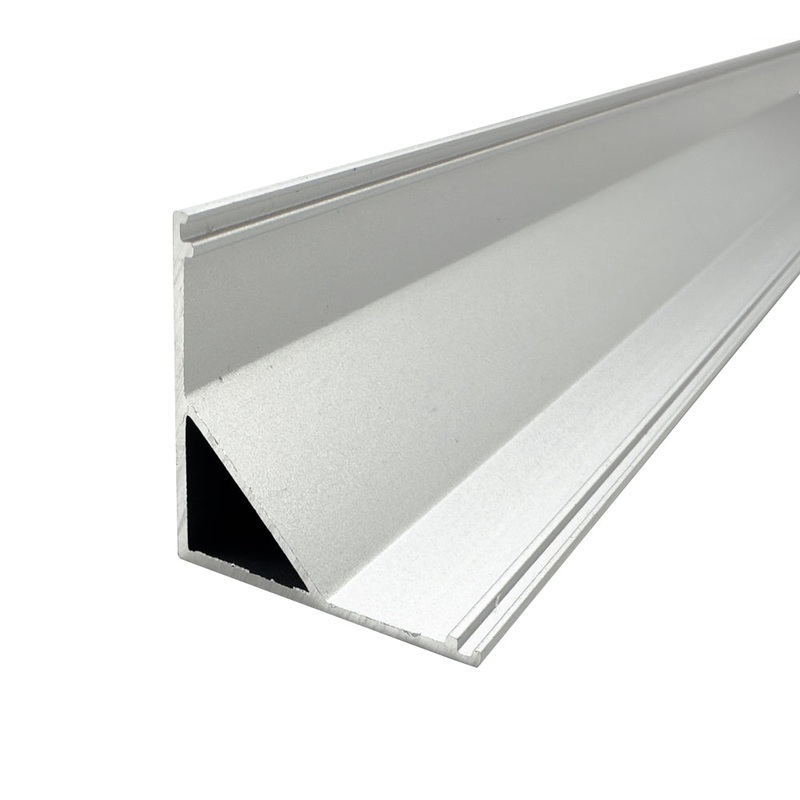 1 Metre Bezel-Less Corner Surface Mounted Aluminium Profile, 30×30 mm