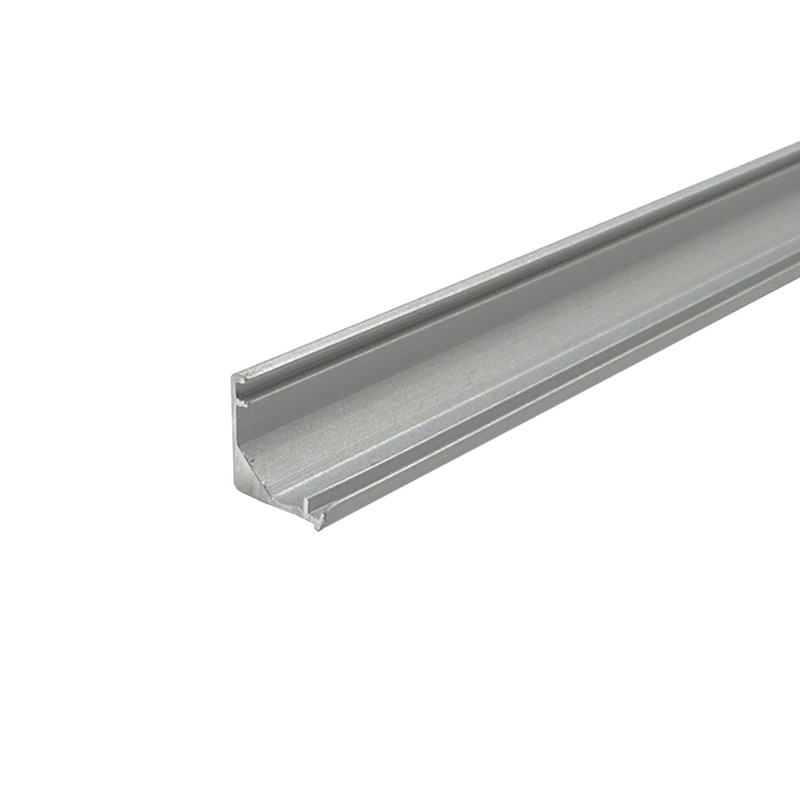 1 Metre MICRO Corner Surface Mounted Aluminium Profile, 8×8 mm