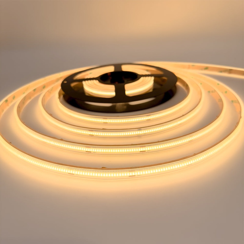 Single Colour LED COB Strip, 10 W/m IP65 24V 2700K 480 LEDs/m CRI>92 5 Metre