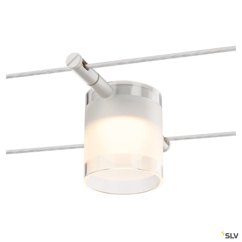 COMET, cable luminaire for the TENSEO low voltage cable system, 2700K, white
