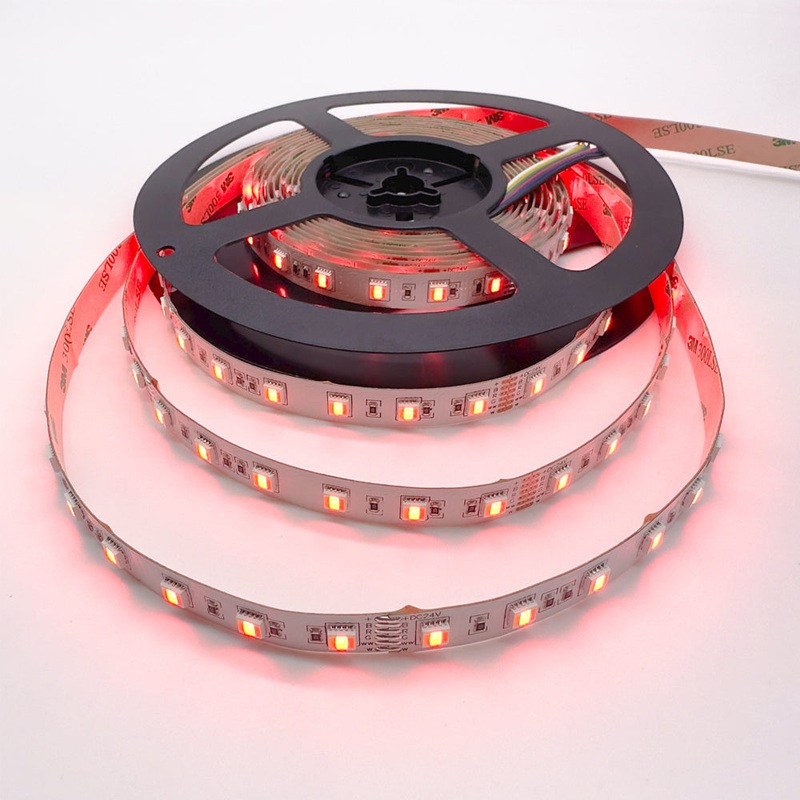 RGB & CCT LED Strip, 20 W/m IP20 24V RGB + CCT 60 LEDs/m 5 Metre