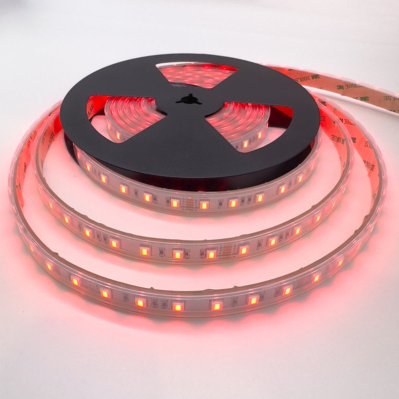 RGB & CCT LED Strip, 20 W/m IP65 24V RGB + CCT 60 LEDs/m 10 Metre