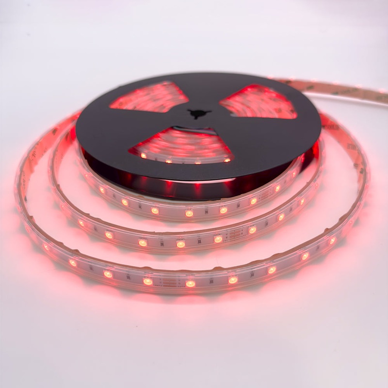 RGB LED Strip, 9 W/m IP65 24V 48 LEDs/m 10 Metre