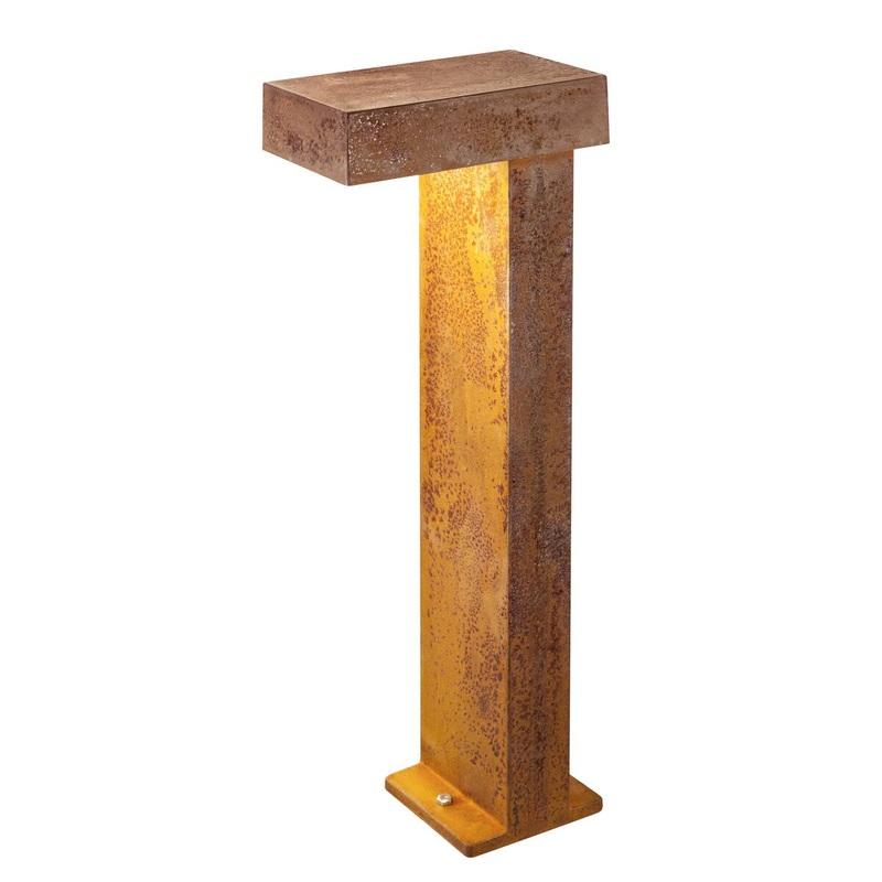 RUSTY PATHLIGHT 70, LED outdoor floor stand, rust coloured, IP55, 3000K