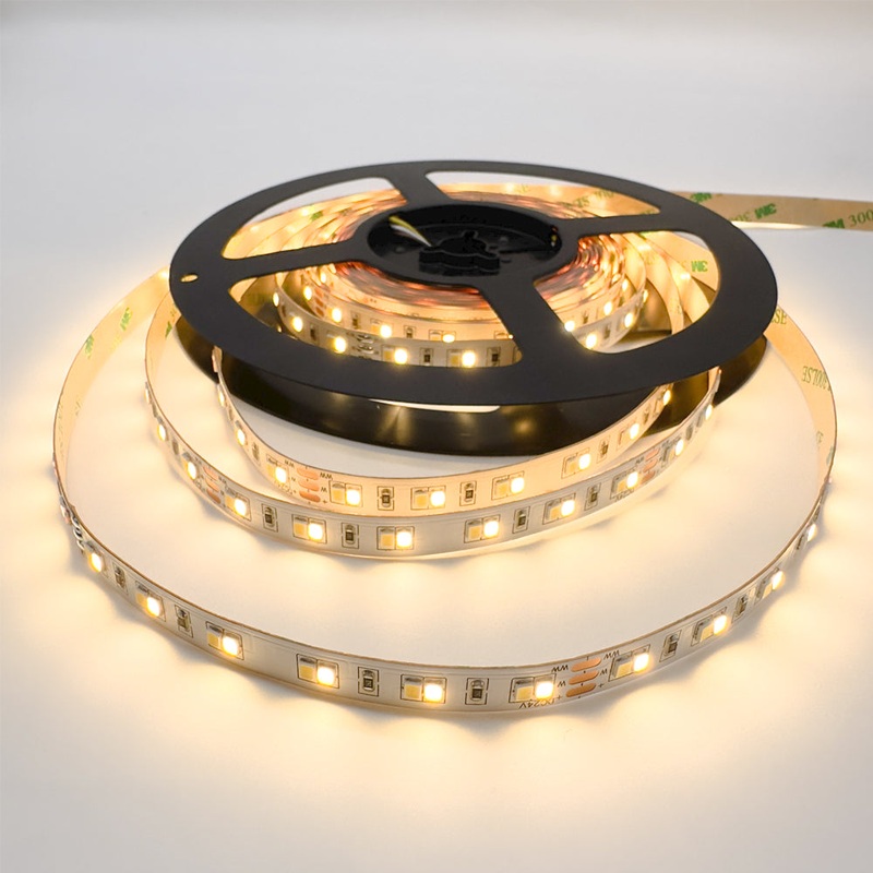 Tunable LED Strip, 10 W/m IP20 24V Tunable White 120 LEDs/m CRI>92 10 Metre