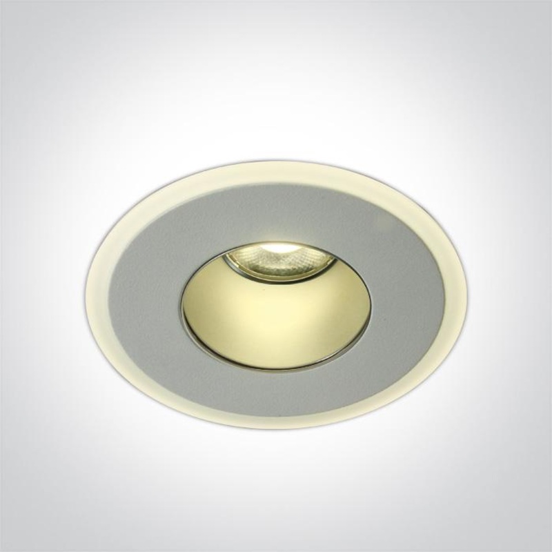 WHITE 8W WW 24deg IP40 230V DARK LIGHT