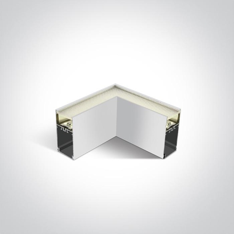 WHITE UGR19 LED CORNER 8W CW FOR 38150A 38151A 230V