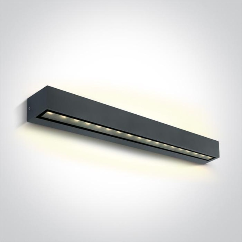 ANTHRACITE WALL 2x13W WW IP65 230V