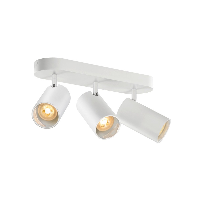 ASTO TUBE, ceiling-mounted light, cylindrical, GU10, 3x max. 10 W, white