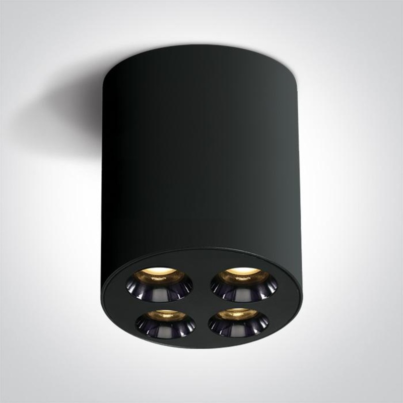 BLACK LED 10W WW IP20 38deg 230V DARK LIGHT