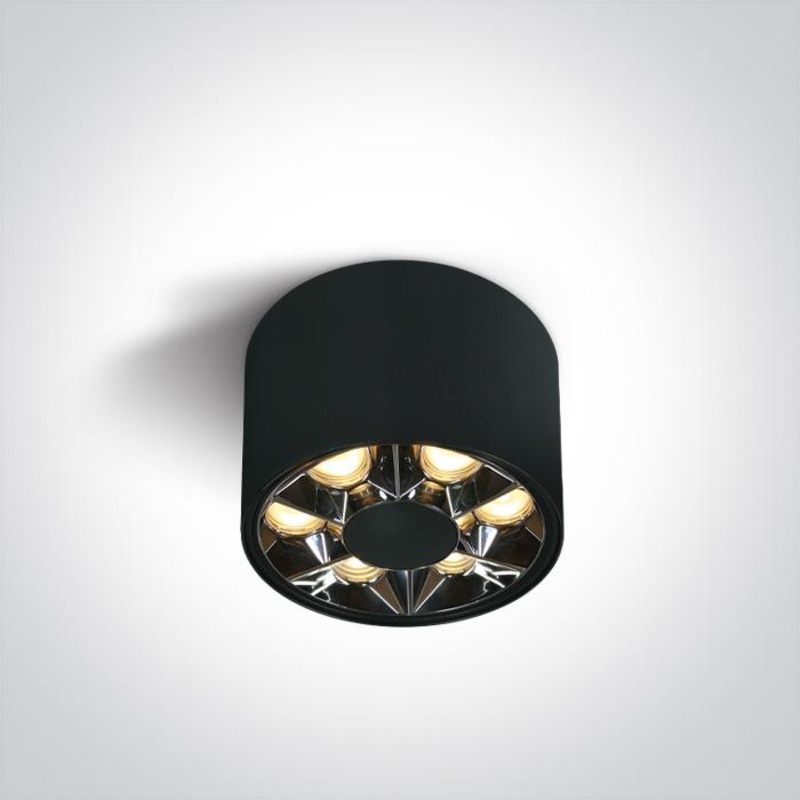 BLACK LED 6W WW IP20 38deg 230V DARK LIGHT