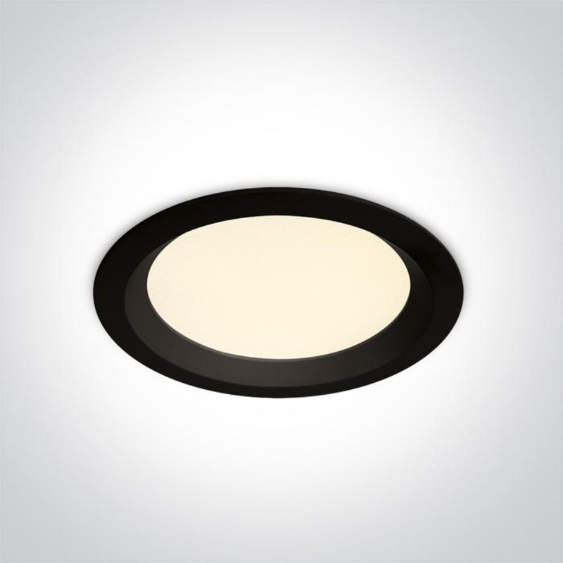 BLACK SMD LED UGR19 20W VARIABLE CCT WW CW DL IP44 230V