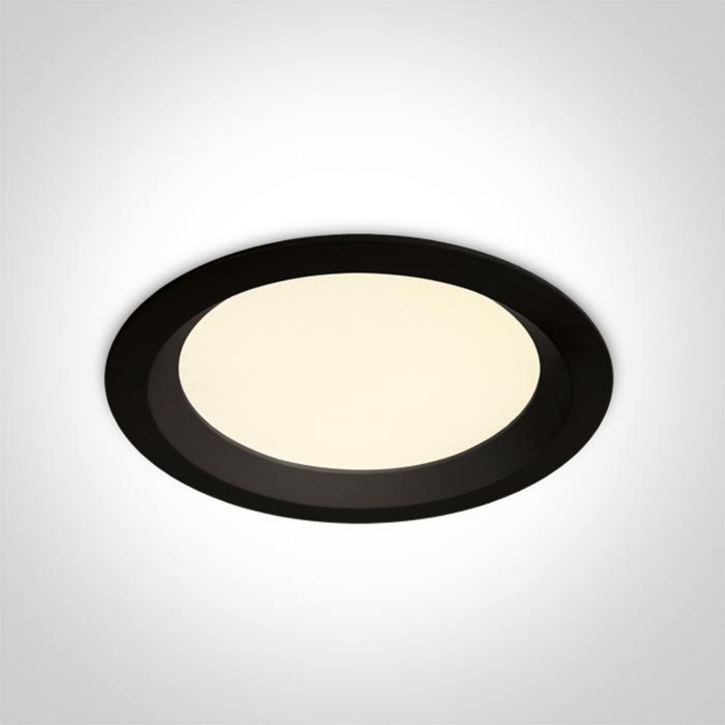 BLACK SMD LED UGR19 30W VARIABLE CCT WW CW DL IP44 230V