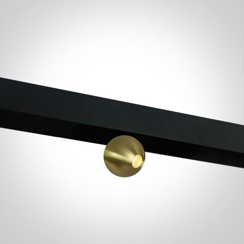 BRUSHED BRASS 7W WW 48v IP20 ADJUSTABLE