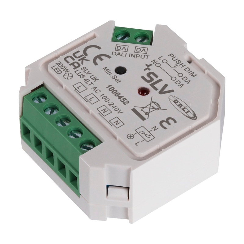 Trailing-edge phase dimmer, with DALI control input