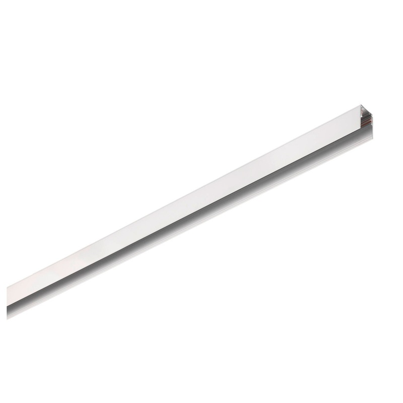 1m mounting track deep, 48V TRACK, white, DALI