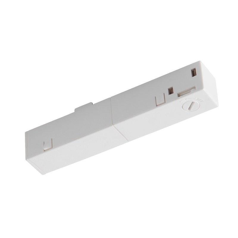 End feed right, 48V TRACK, white, DALI