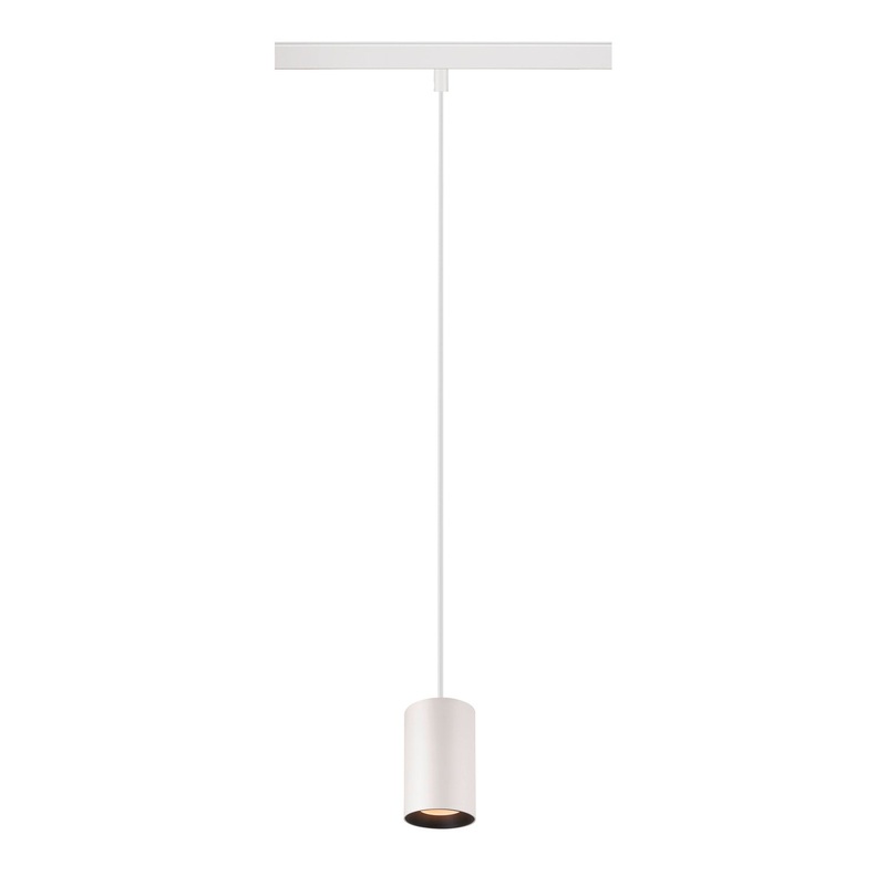 NUMINOS XS 48V TRACK DALI, pendant light, white / black, 8.7W, 620lm, 2700K, CRI90, 40