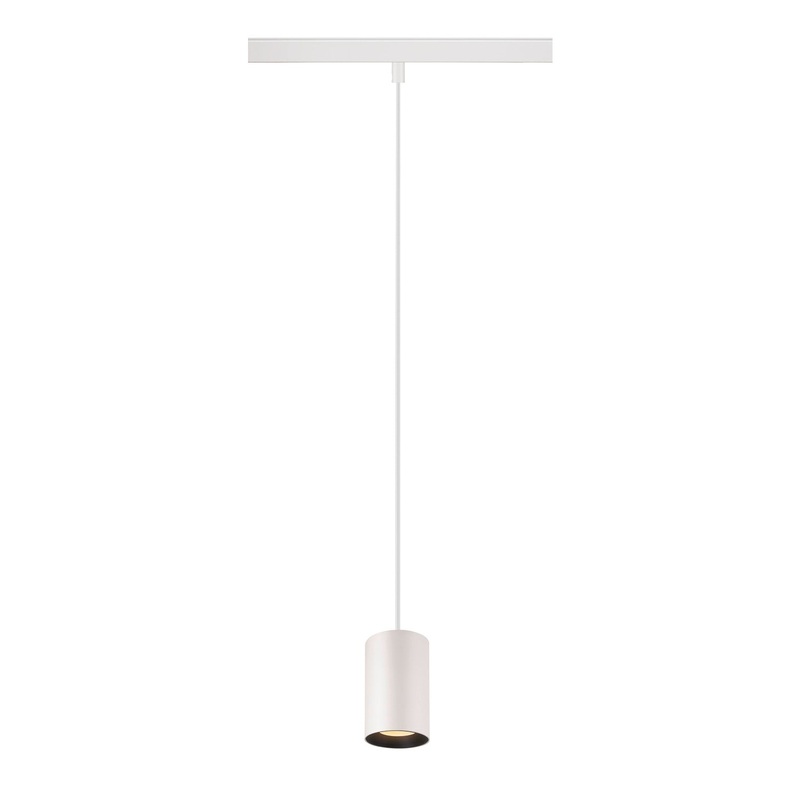 NUMINOS XS 48V TRACK DALI, pendant light, white / black, 8.7W, 700lm, 3000K, CRI90, 20