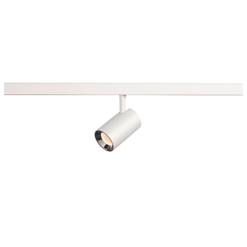 NUMINOS XS 48V TRACK DALI, spot, white / chrome, 8.7W, 670lm, 2700K, CRI90, 20