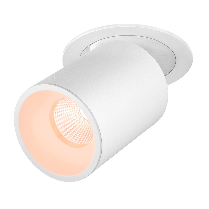 NUMINOS PROJECTOR L recessed ceiling light, 2700 K, 40, cylindrical, white / white