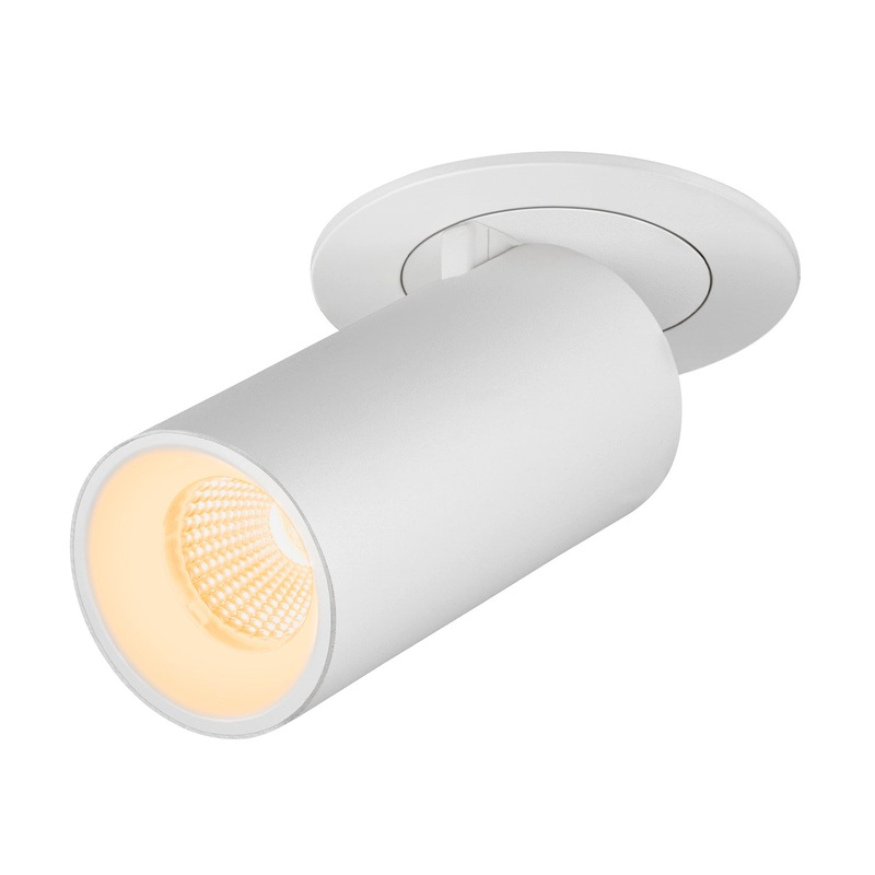 NUMINOS PROJECTOR S recessed ceiling light, 3000 K, 40, cylindrical, white / white