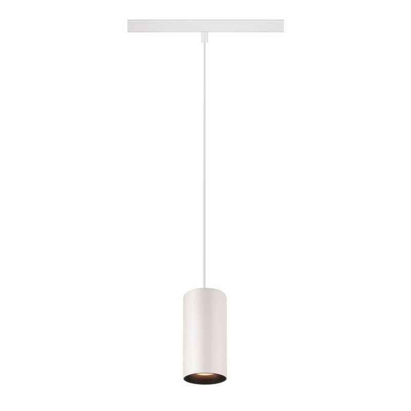 NUMINOS S 48V TRACK DALI, pendant light, white / black, 16W, 1000lm, 2700K, CRI90, 20