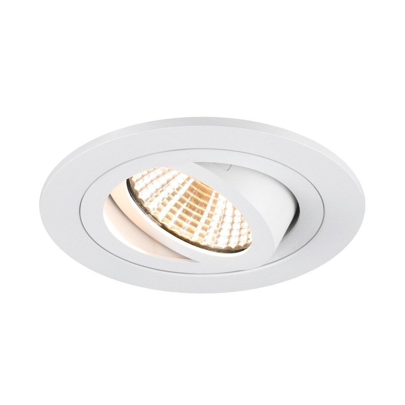 NEW TRIA 75, recessed ceiling light, 3000K, 38, IP 20, round, white
