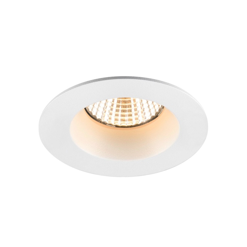 NEW TRIA UNIVERSAL 68, recessed ceiling light, 2500/3000/4000K, 38, IP 20 / IP 65, round, white