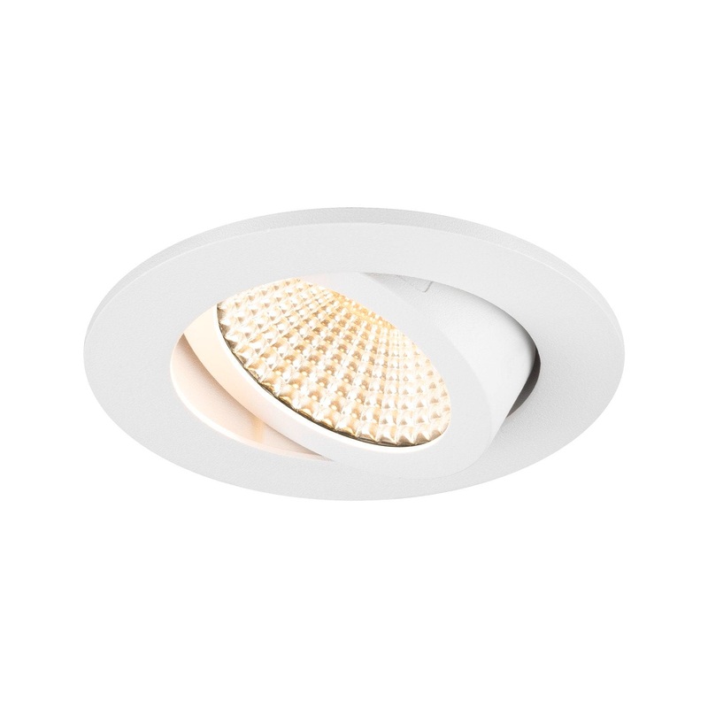 NEW TRIA UNIVERSAL 68, recessed ceiling light, 2500/3000/4000K, 60, IP 20, round, white