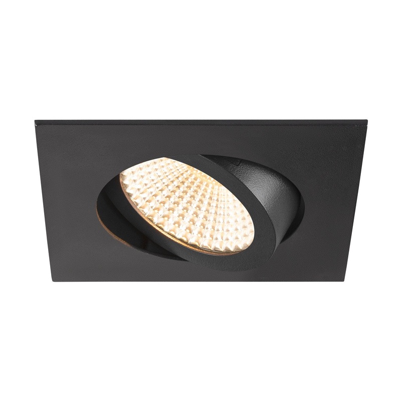 NEW TRIA UNIVERSAL 68, recessed ceiling light, 2500/3000/4000K, 60, IP 20, square, black