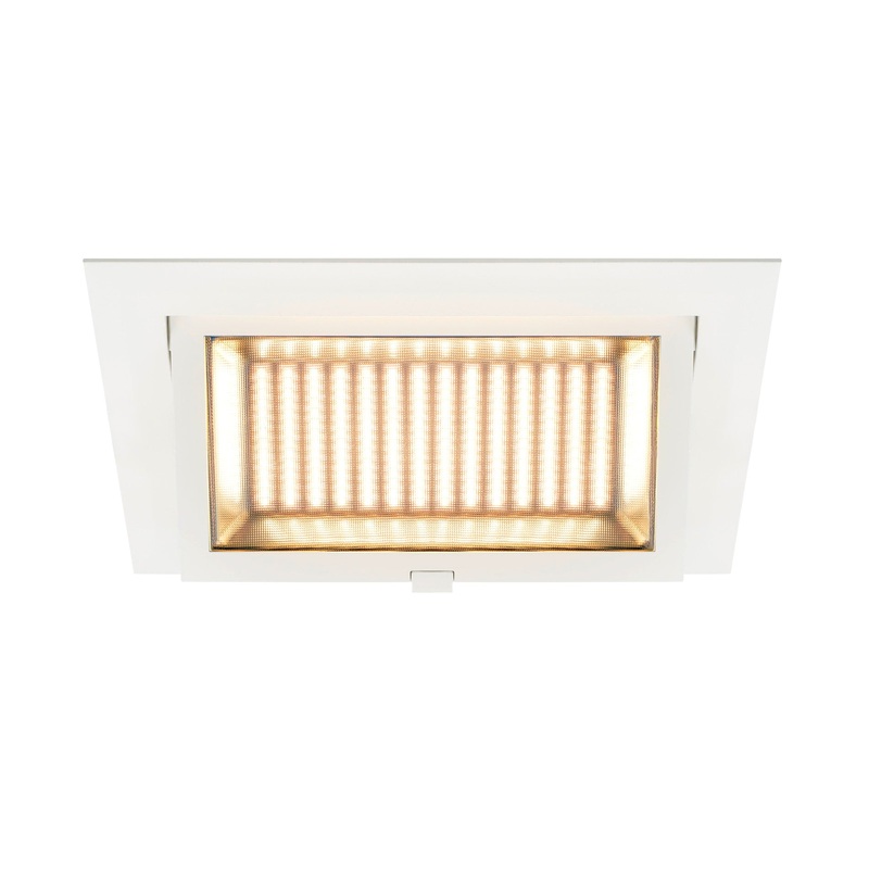 ALAMEA LED recessed ceiling light, white, 3000K, 29,4W