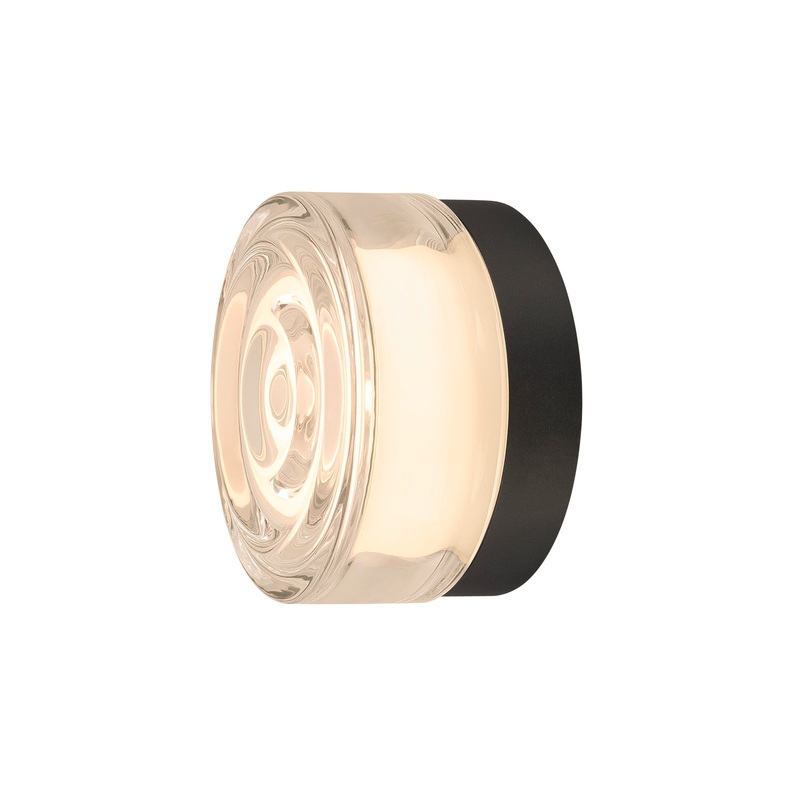 CYFT WAVE, wall- and ceiling-mounted light, 2700/3000/4000K, 6.5W, PHASE, black