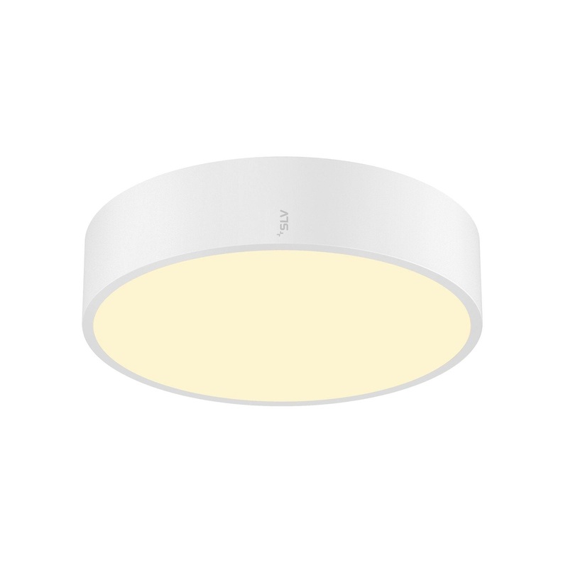 MEDO PRO 30, wall- and ceiling-mounted light, round, 3000/4000K, 10W, trailing-edge phase, 110, white