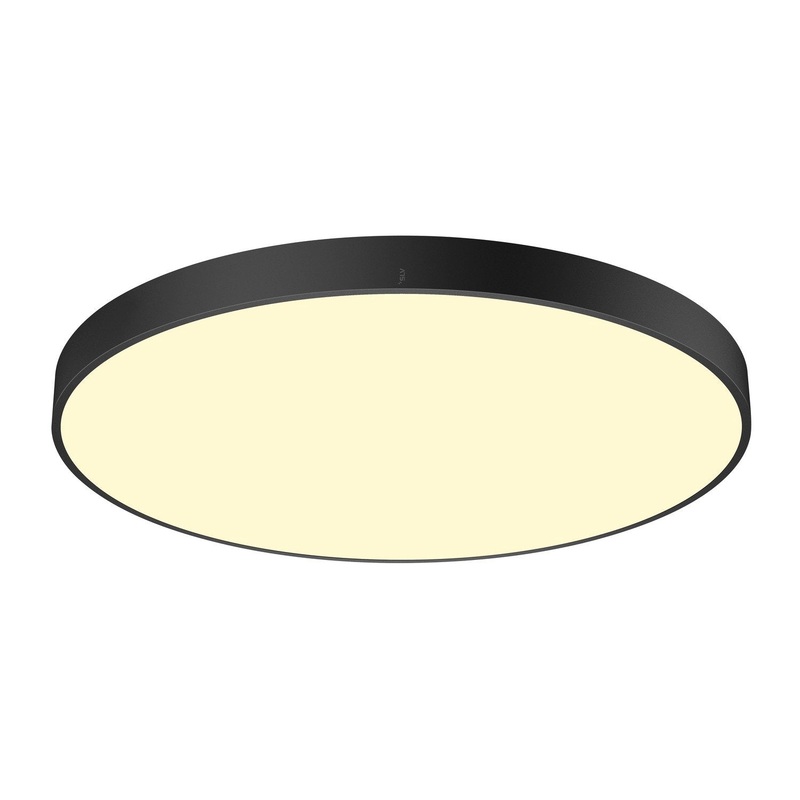 MEDO PRO 90, ceiling-mounted light, round, 3000/4000K, 74W, trailing-edge phase, 110, black