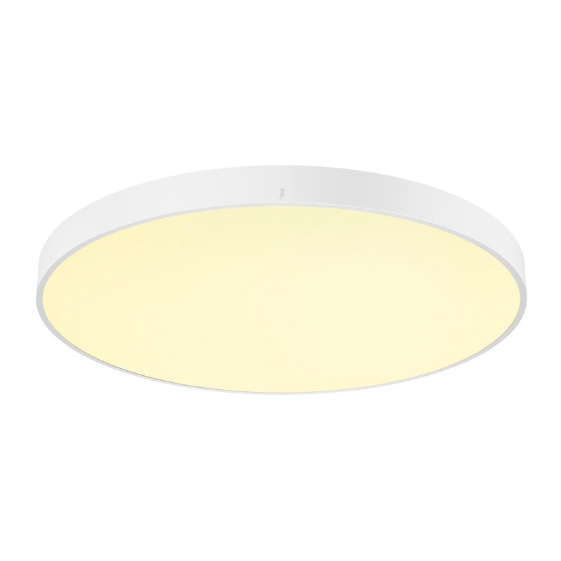 MEDO PRO 90, ceiling-mounted light, round, 3000/4000K, 74W, trailing-edge phase, 80, UGR<19, white