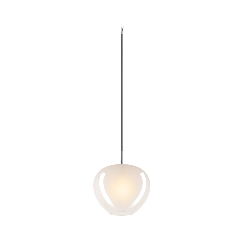 PANTILO CONVEX 29, pendant light, 250cm, E27, max. 40W, white