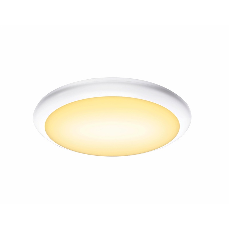 RUBA 10 CW sensor, LED Outdoor surface-mounted wall and ceiling light, white IP65 3000/4000K
