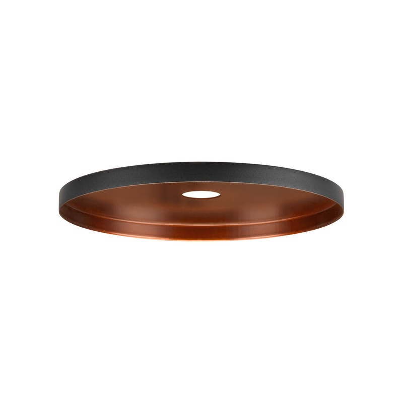 LALU PLATE 22, Lampshade, Mix&Match, H:1.5 cm, black