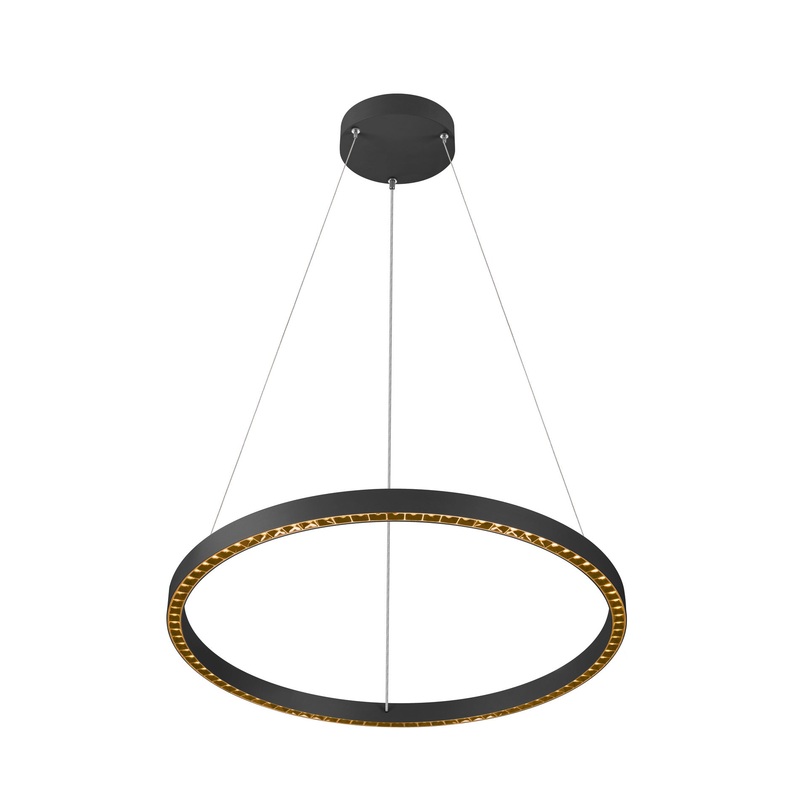 ONE CUBE, pendant light, 300cm, 3000K, DALI 2, Touch, black
