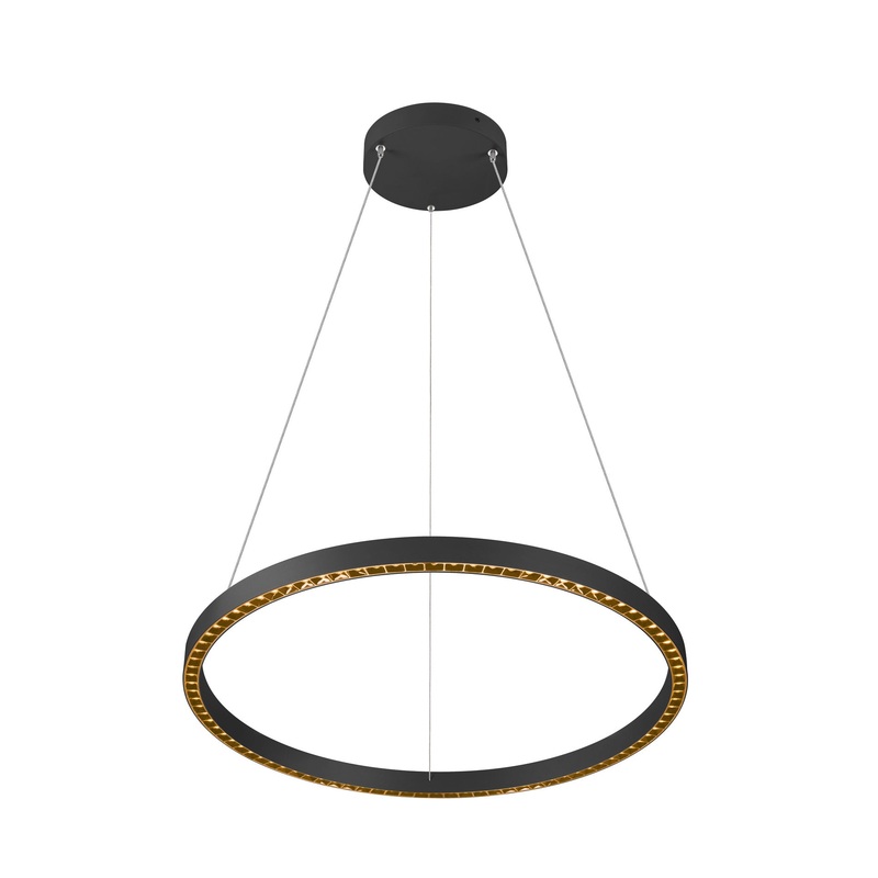 ONE CUBE UP/DOWN, pendant light, 300cm, 3000K, DALI 2, Touch, black