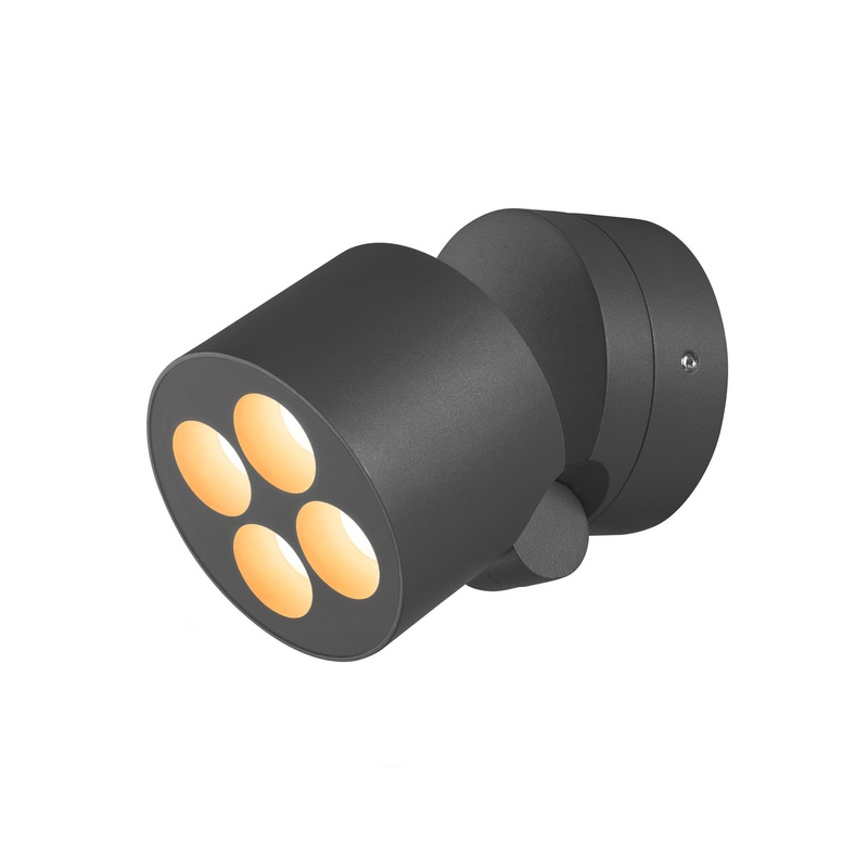 R-CUBE, wall and ceiling-mounted light, 2700/3000K, 15W, PHASE, 70, anthracite